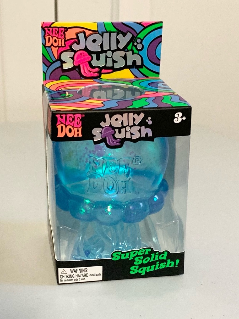 NEEDOH Jelly Squish Jellyfish NEE DOH BLUE Jelly Fish NEW
